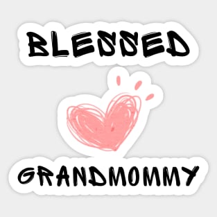 Blessed grandommy Sticker